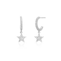Orecchini Mabina Donna Orecchini In Argento E Zirconi in Argento Zircone 563333 - 563333